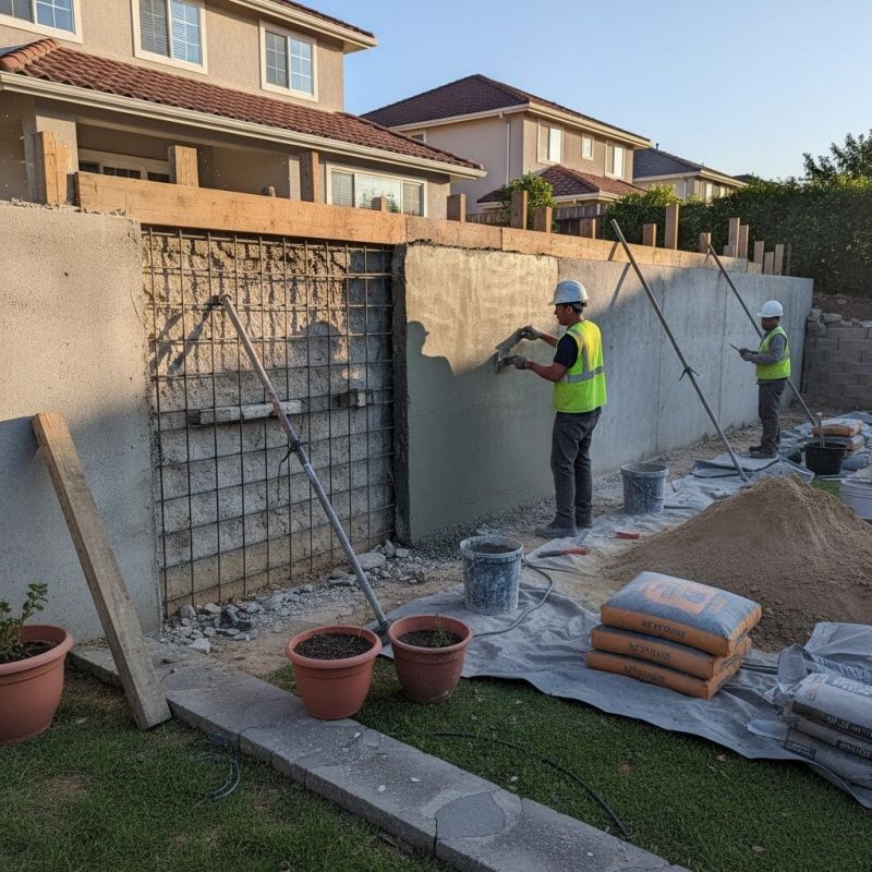 Concrete Wall Pouring