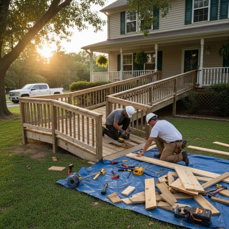Driveway Ramp Installation
